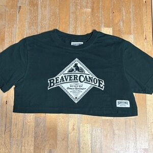 Beaver Canoe crop top